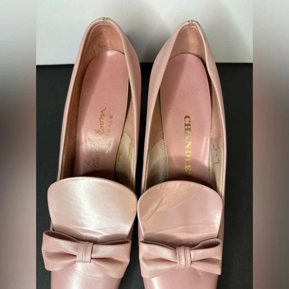 French Room  originals Vintage pink Heels - Picture 3 of 16